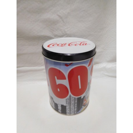 Lata de colección Coca cola años 60. Nueva.