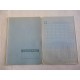 Dos cuadernos antiguos de dos rayas. Por detrás tiene tabla multiplicar. Años 70.