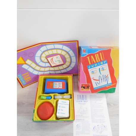 Juego de mesa Tabu junior año 93 de MB completo