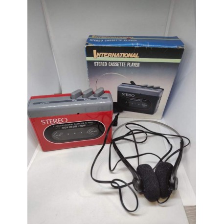 Walkman International Stereo Cassette Player años 80