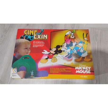 Cine Exin Mickey Mouse de PDJ con pelicula Mickey y Pluto al rescate. Descatalogado.