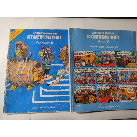 Libro Starting out. Part B y Workbook B Ref 7 Oxford University Press. El libro de Arthur. 1975