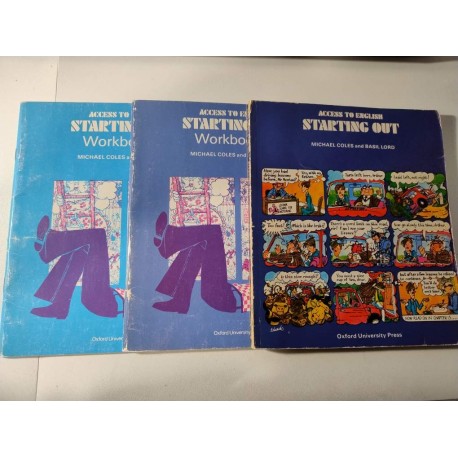 Libro Starting Out y Workbook A y B, Michael Coles, Oxford University Press, 5ª ed. 1979. Ref 5.