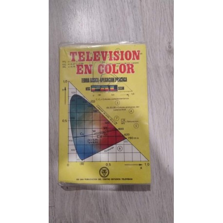 Libro Televisión en color. Teoria Básica Aplicación Práctica. Ed CTE. 2ªed. 1980.