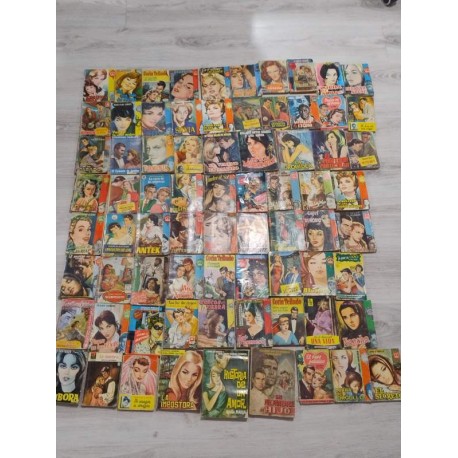 Super lote de 76 novelas románticas años 50 y 60