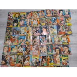 Super lote de 76 novelas rom&aacute;nticas a&ntilde;os 50 y 60