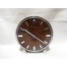 Precioso reloj de sobremesa años 50 estilo Mid Century en madera y metal