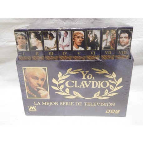 Serie completa en VHS de la serie mítica Yo Claudio. Ocho cintas.